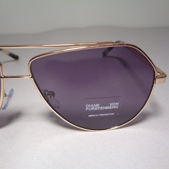 Diane von Furstenberg ARIA Gold New Sunglasses main image 14